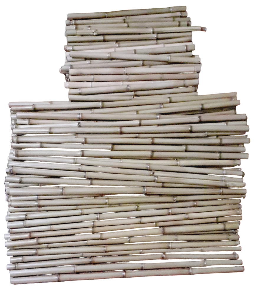 100 de Hasteas de Bambu Natural nas Medidas 40cm e 69 cm