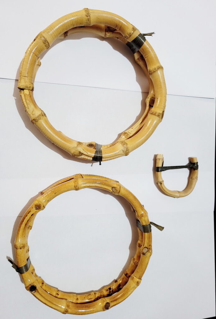 2 Pares de Alças rendondas (15cm)+ 2 Pares de alças U (4 cm)