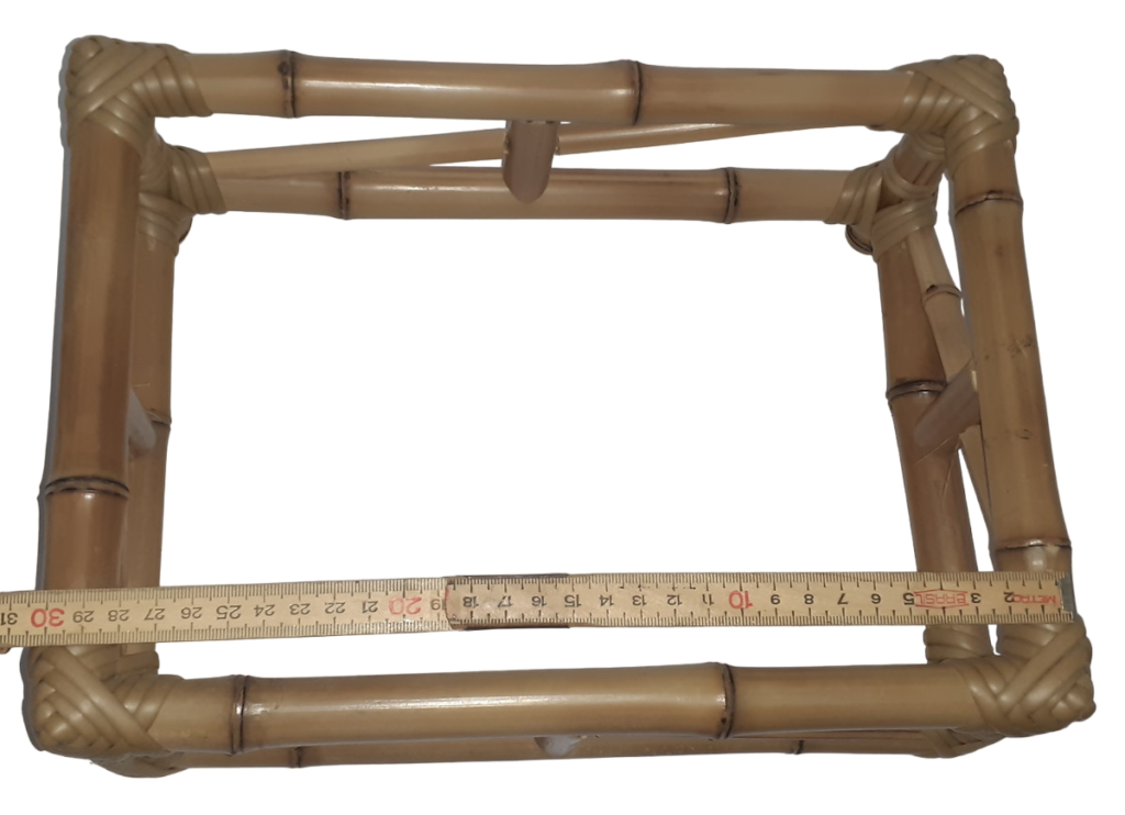2 Porta Marinex de bambu natural sob medida para refratário