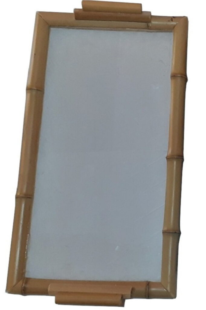 Bandeja de Bambu Natural -Medida: 55x30 cm