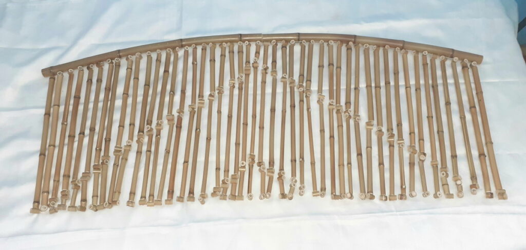 Bandô de bambu natural 1 x 0,55 m