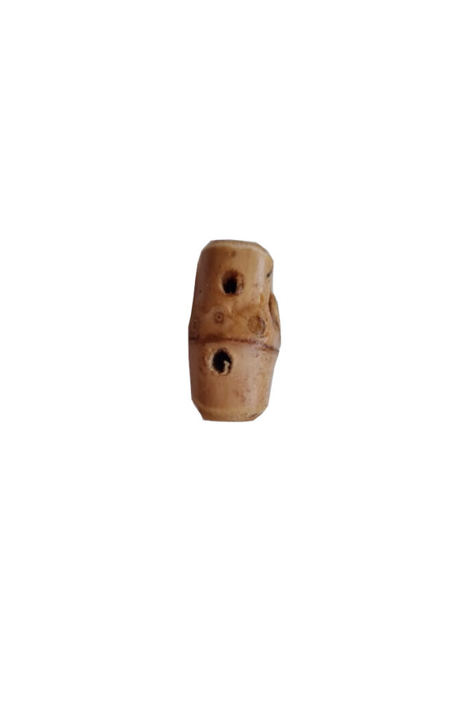 Botão de Raíz de Bambu Natural 3 cm