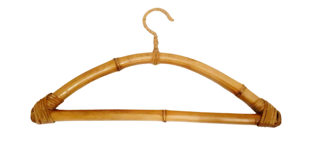 Cabides De Bambu Natural Tamanho Infantil