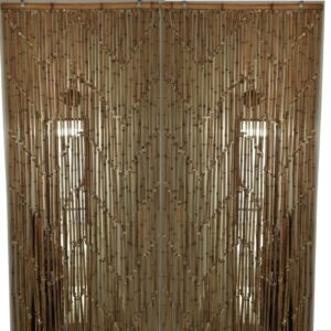 Cortina De Bambu Natural Tamanho: 1,15 X 1,80 M