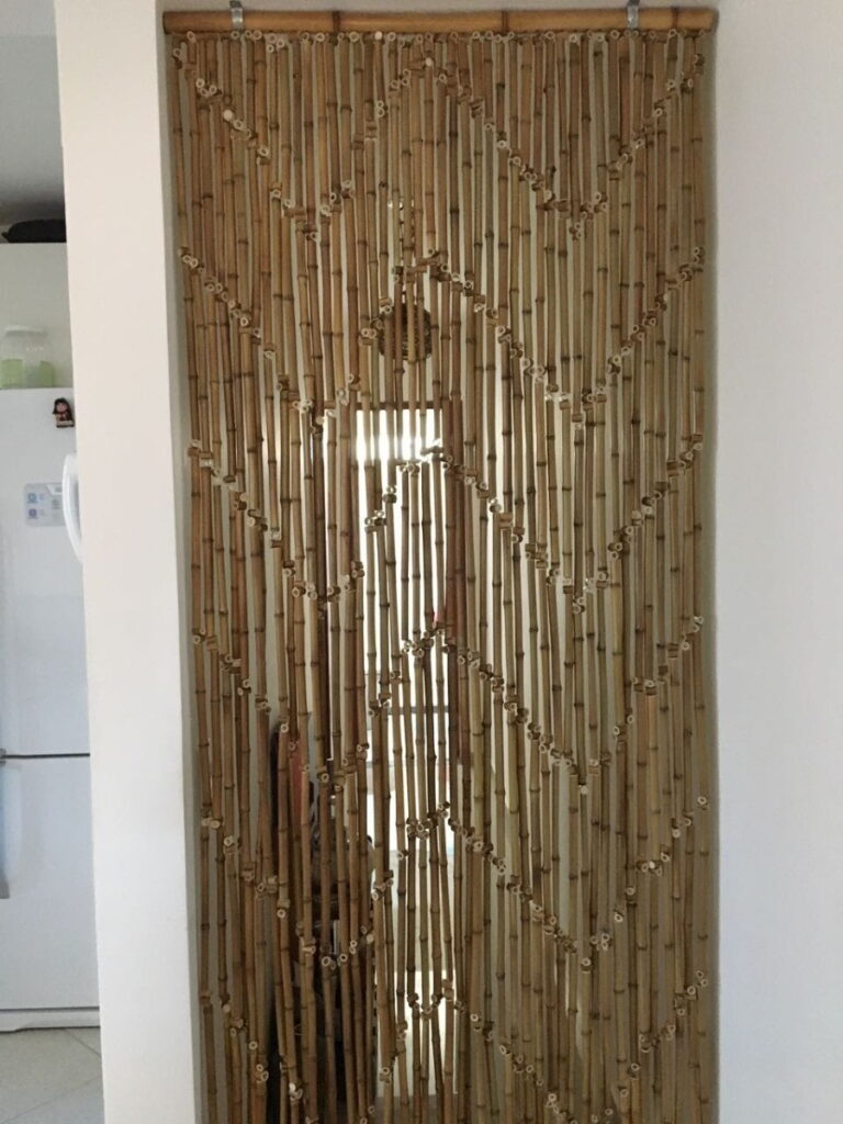Cortina De Bambu Natural 80 x 210 Cm