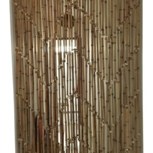 Cortina De Bambu Natural Tamanho: 0,90 X 2,0 metros