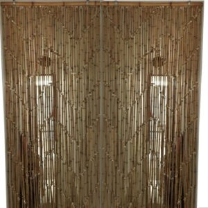 Cortina De Bambu Natural Tamanho: 210 X 110 Cm