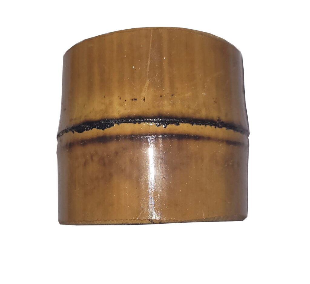 Porta-Guardanapo Circular Feito em Bambu Natural