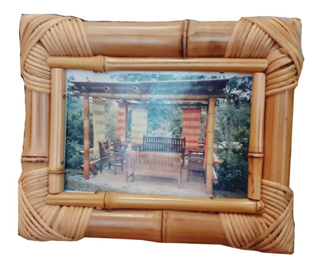 Porta Retrato De Bambu Natural 10 x 15 cm