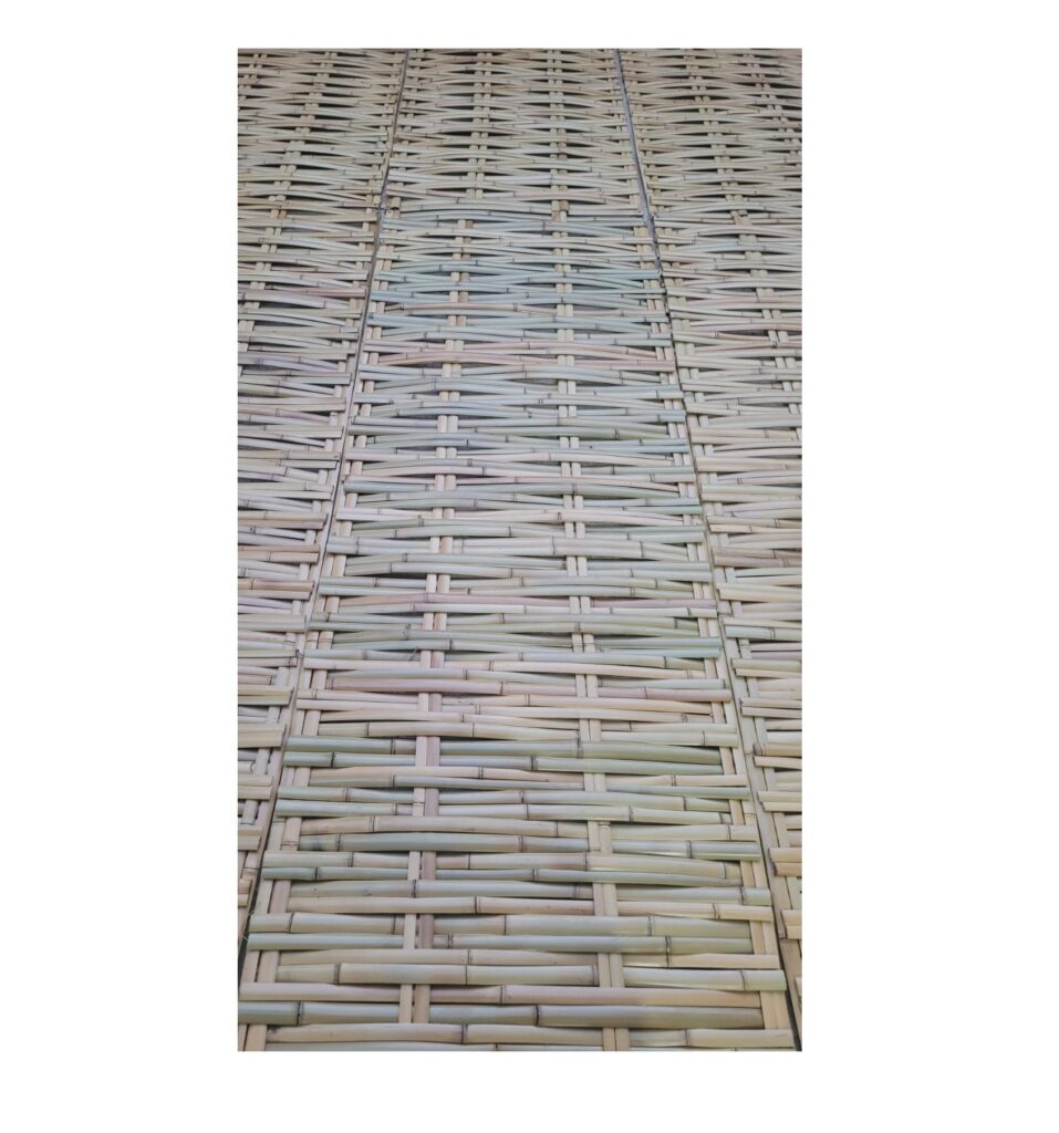 forro de bambu natural