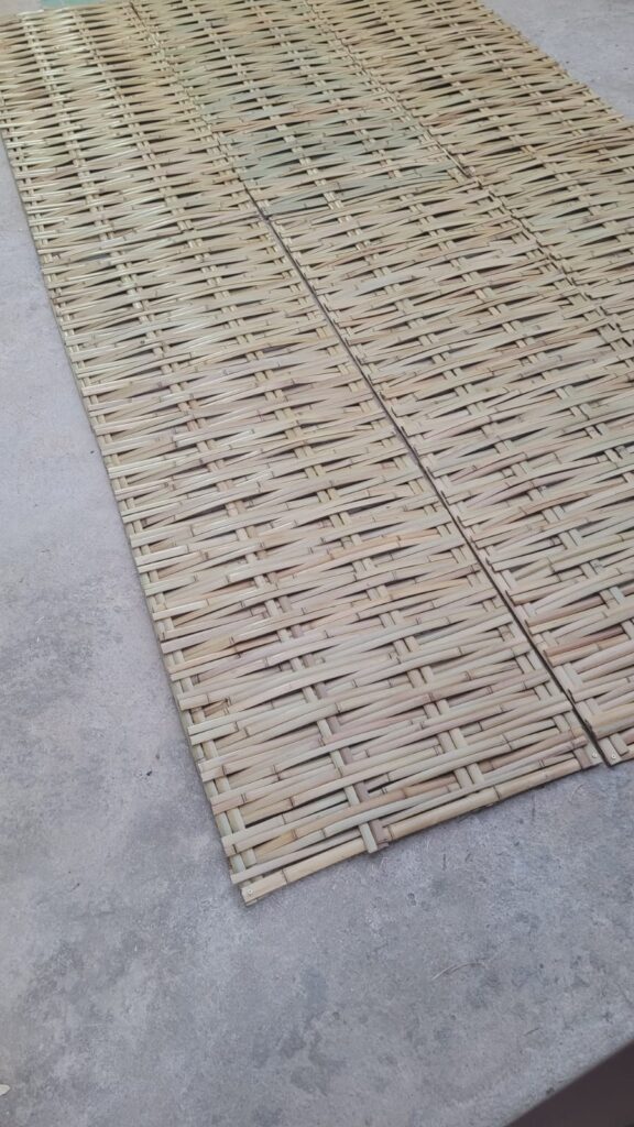 Forro De Bambu Artesanal 1,0 X 0,60 M